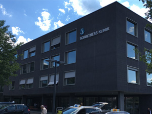 TMSが提携を進めているスイスの「Schulthess Clinic（シュルテス クリニック）」。ホテルのような設備でした