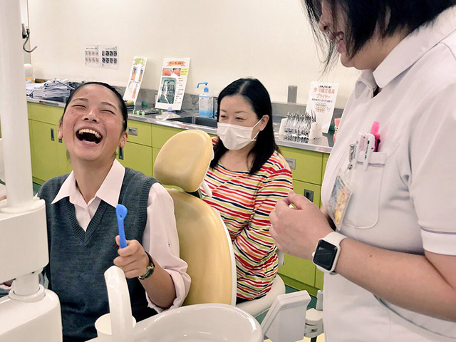 自信の持てる笑顔を生み出すことも歯科衛生士のお仕事です
