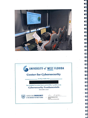 COILに収録されたウエストフロリダ大学によるサイバーセキュリティ概論の講義事例