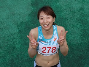 この日女子100mの最高タイムをマークした島田選手