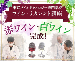 東京バイオワイン・リカレント講座＜赤ワイン・白ワイン＞完成！！